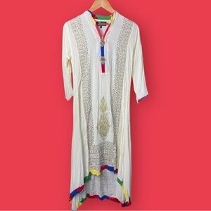 Bohemian- Arabic-Inspired Tunic for Yoga, Beach & Festival Vibes